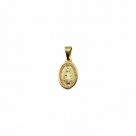 Medalha de Nossa Senhora das Graças 13mm Dourada
