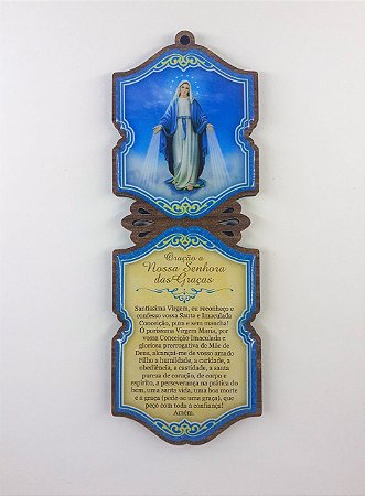 Adorno de porta - Nossa Senhora das Graças (1344)