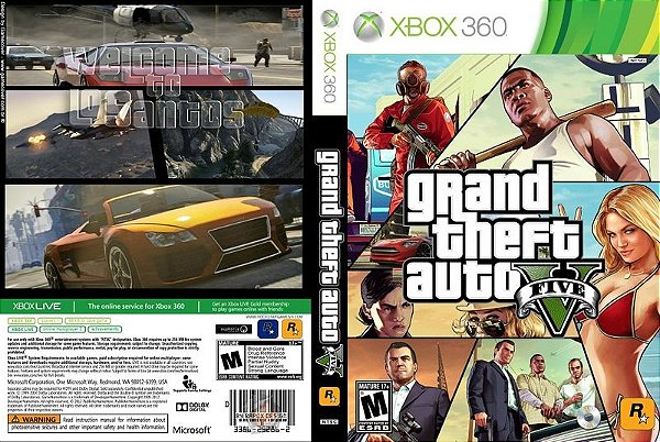 Jogos Xbox 360 Gta 5