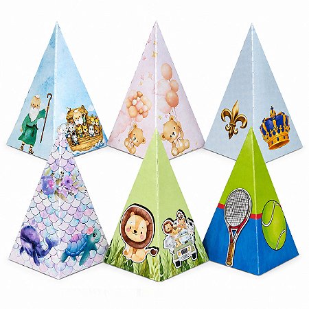 Caixa Piramide Personalizada