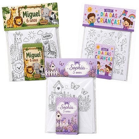 Kit Colorir Personalizado