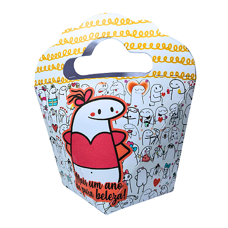 Caixa Nuvem Tema Flork Menina Sem Personalização