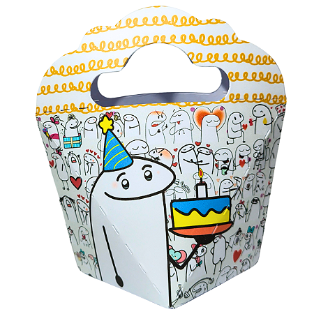 Caixa Nuvem Tema Flork Menino Sem Personalização