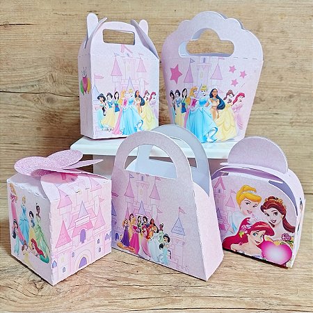 20 Caixinhas Tema Princesas Sem Personalização