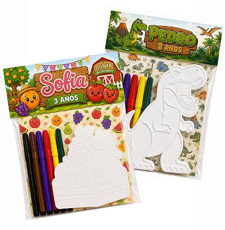 Kit de Pintura com Molde 3d Personalizado