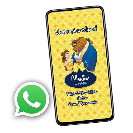 Convite Digital para Whatsapp - Personalizado
