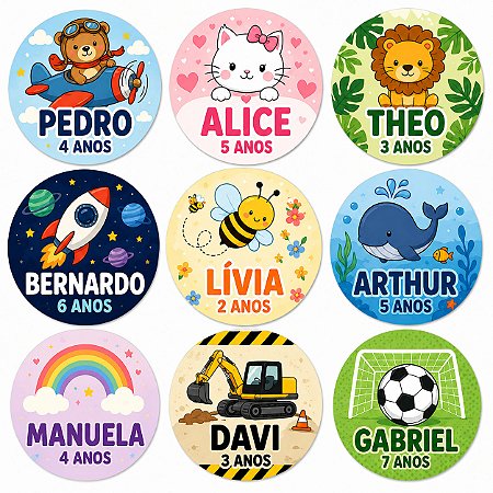 Adesivo Personalizado - Redondo - 5x5cm