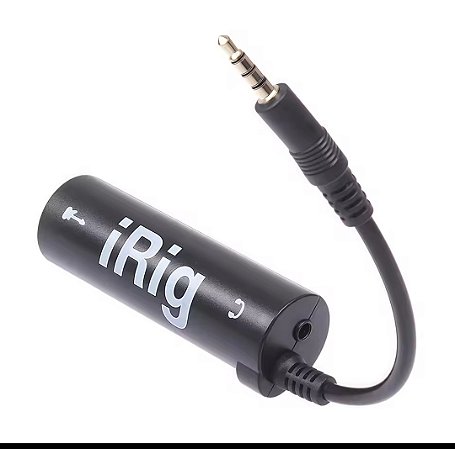 iRig Interface para Guitarra, Baixo e Violão – Grave Direto no Celular | JE Musical