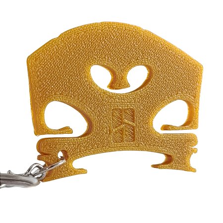 Chaveiro Cavalete de Violino em Miniatura – Acessório Criativo para Músicos