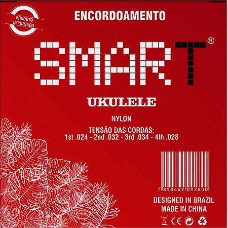 Encordoamento Ukulele Smart Nylon