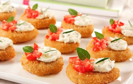 Canapés de nuggets