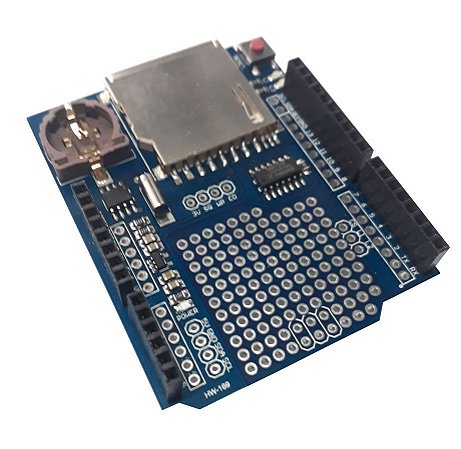 Shield Data Logger Com Rtc Ds1307 para Registro De Dados - PISCALED ...