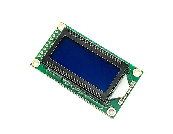 Display LCD 8x2 com Backlight Azul