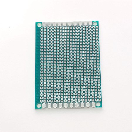 Placa Circuito Impresso Fibra Vidro Perfurada Face Simples 5x7 cm