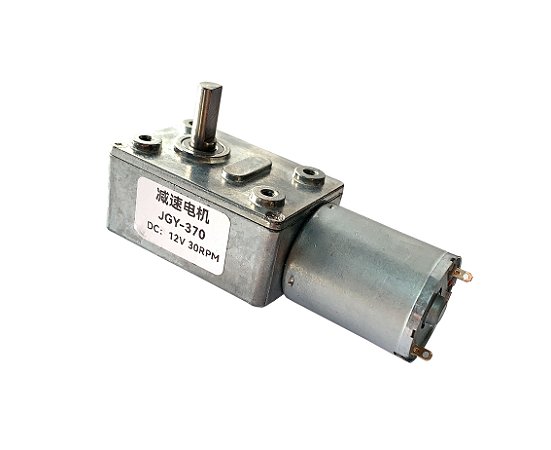 Motor DC com Redução Metálica Reversível JGY370 12v 30 RPM