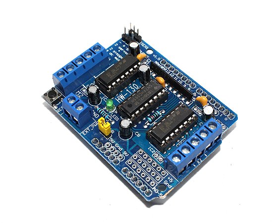 Motor Shield L293D Driver Ponte H Para Arduino