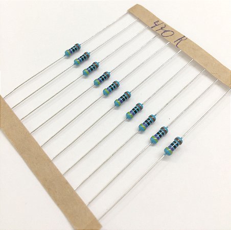 Resistor 1/4W 1% - 470R - 10 UNIDADES