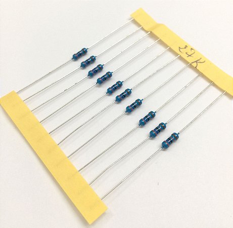 Resistor 1/4W 1% - 27K - 10 UNIDADES