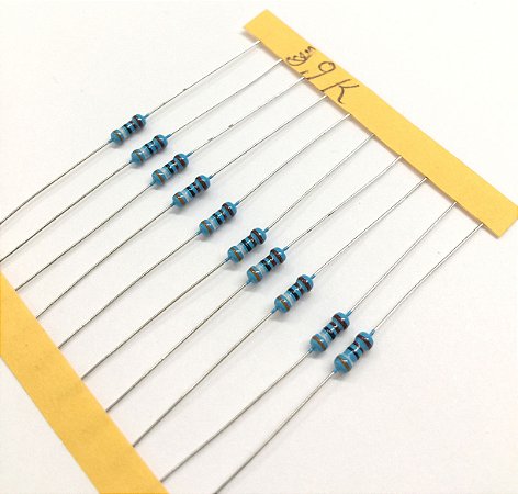 Resistor 1/4W 1% - 3,9K - 10 UNIDADES