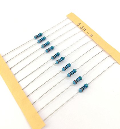 Resistor 1/4W 1% - 560R - 10 UNIDADES