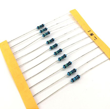 Resistor 1/4W 1% - 1M - 10 UNIDADES