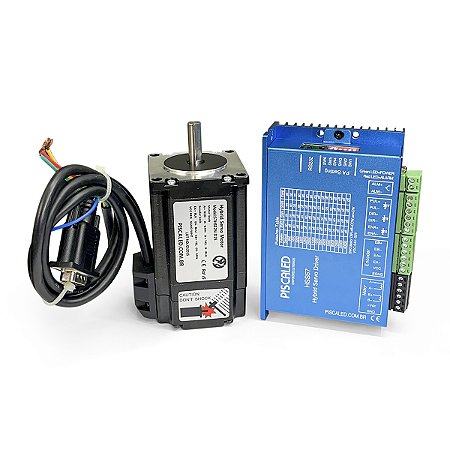 Kit Easy Servo Motor de Passo Nema 23 20Kgf.cm Encoder + cabo + Driver