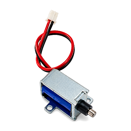 Mini Trava Eletromagnética Solenoide 12V LY-011C – Tranca e Fechadura Elétrica para Gavetas e Compartimentos