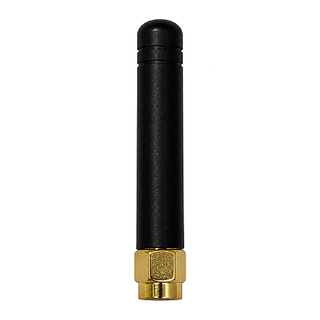 Antena Omnidirecional LoRa e GSM/GPRS 868/900/915 MHz – SMA Macho, 2 dBi, 5 cm