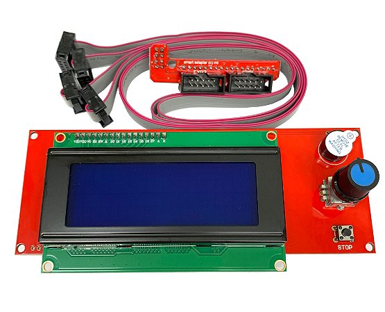 Controlador Smart Lcd 20x4 Com Leitor SD Para Impressora 3D - PISCALED |  Arduino | Componentes eletrônicos | Motor de passo | Sensores