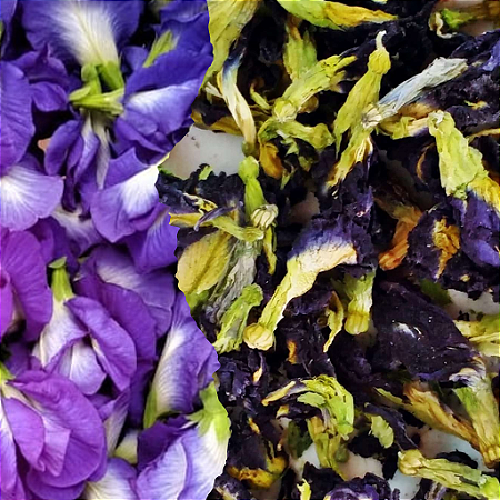 250g Flores Desidratadas de Fada Azul (Clitoria Ternatea) (faz 175l)
