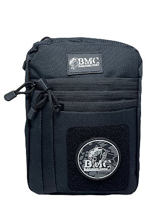 Mochila Tática Lateral com Coldre Interno Preto BMC