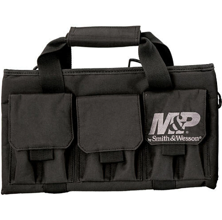 Bolsa Smith Wesson PROTAC Handgun Case Nylon Resistente com Alças