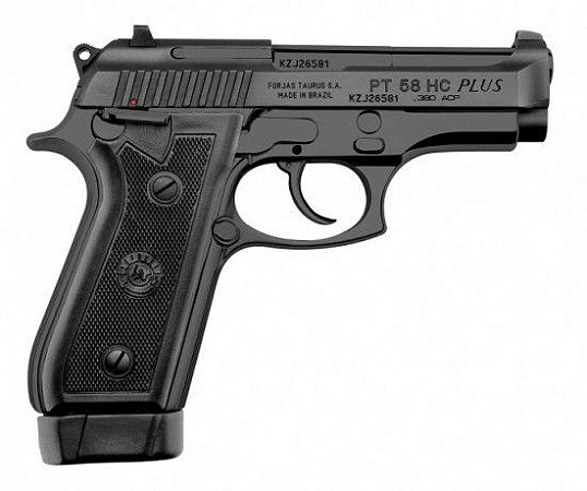 PISTOLA TAURUS 58 HC PLUS .380ACP CARBONO FOSCO