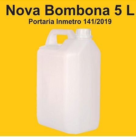 Nova Bombona de 5 Litros para Combustível nova Certificação Portaria do INMETRO 141-2019