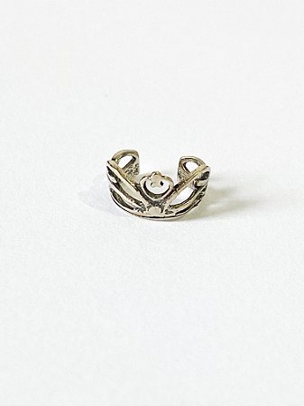Piercing Fake Prata 925 - Coroa imperial