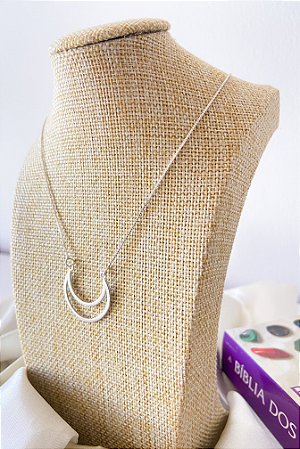 Colar Prata 925 - Flor da Lunna
