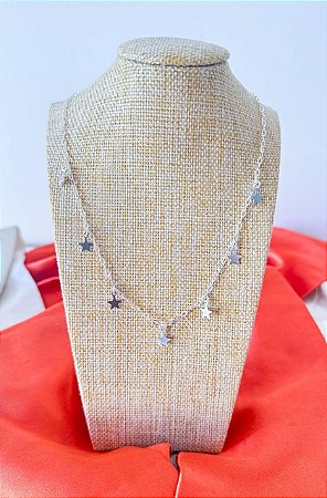 Choker Prata 925 - Céu estrelado