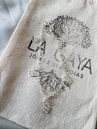 Pulseira Prata 925 - Trevo da sorte