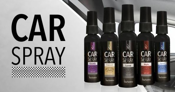 Aromatizador para Carros Car Spray 60mL Via Aroma