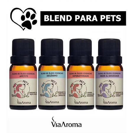 Blend Óleos Essenciais 10mL Pets Via Aroma