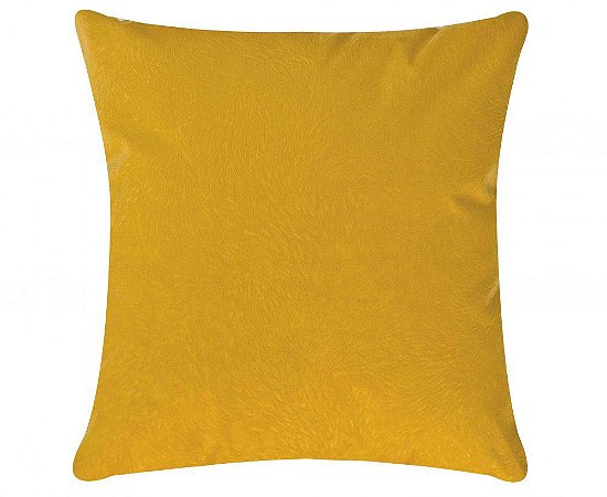 Capa de Almofada Glamour 45cm x 45cm [Amarelo]