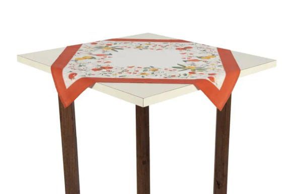 Toalha de Mesa Quadrada de Chá 78cm x 78cm Karsten Floralice