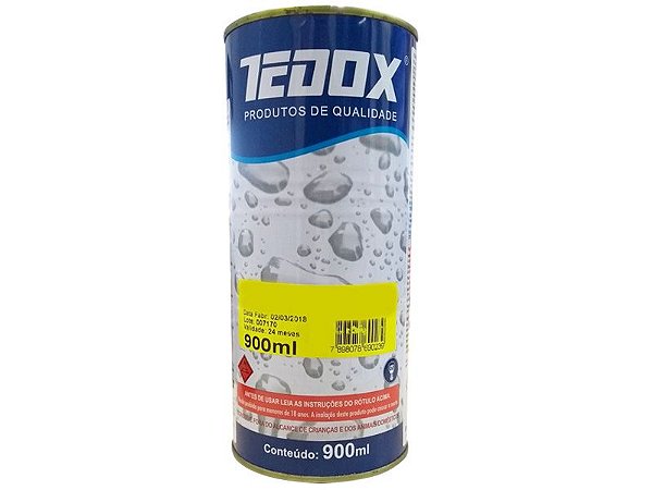Tedox Solvente 900 Ml (Aguarrás)