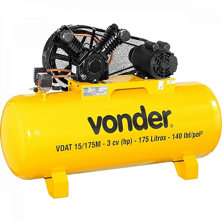 Compressor de Ar VDAT 15/175M Monofásico VONDER