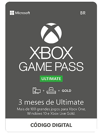 Xbox Game Pass Ultimate Virtual - 3 Meses - Shopping TudoAzul