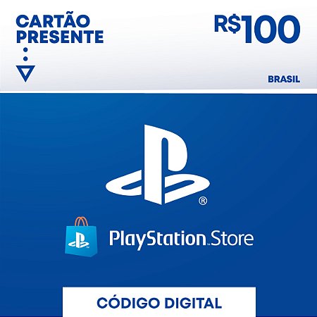 cartão Virtual PlayStation Store R$ 100