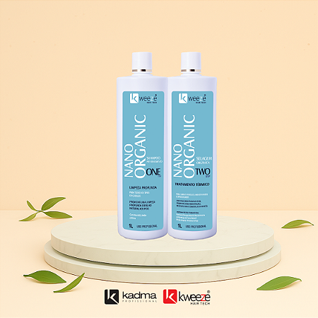 Kit Selagem Nano Organic com ácido hialurônico 1L