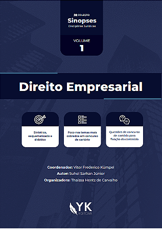 Coleção Sinopses: Disciplinas Jurídicas - Direito Empresarial Volume 1 Pré-venda