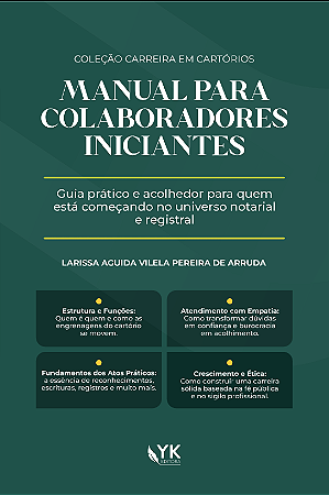 Coleção Carreira em Cartórios: Manual para Colaboradores Iniciantes Pré-venda