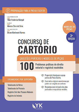 Concurso de Cartório - Questões Práticas e Modelos de Peças 3ª Edição - Pré-venda